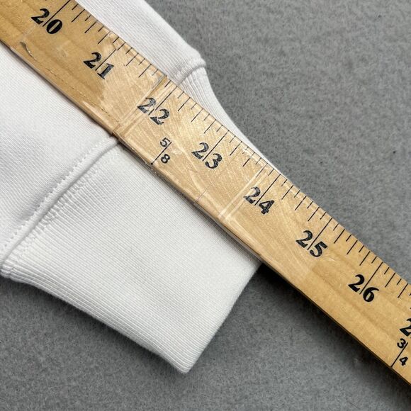 NWT Saturdays NYC White Ditch Handshake Long Sleeve‎ Pullover Hoodie Men’s Small - Picture 13 of 16